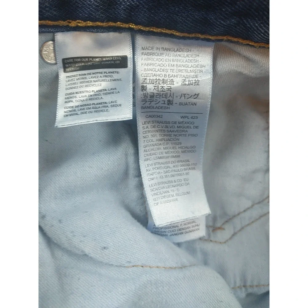 Levi's 550 Relaxed Fit Tapered Leg Men's Jeans Blue Medium Wash 40x31 Chore